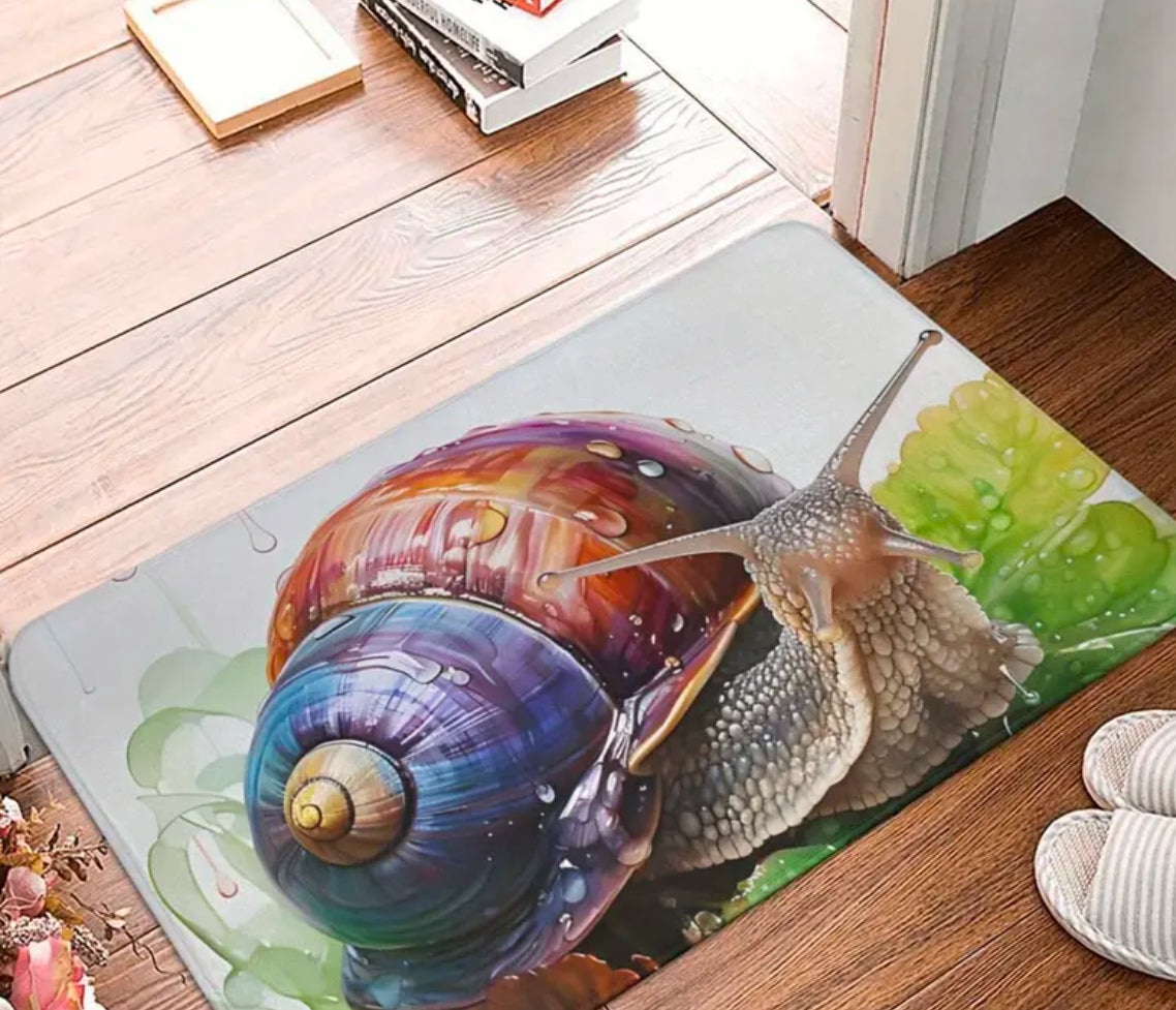 Tapis de bienvenue charmant escargot